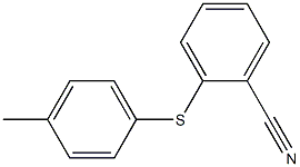 2-[(4-methylphenyl)sulfanyl]benzonitrile 구조식 이미지