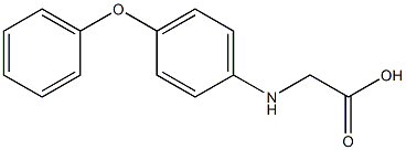 2-[(4-phenoxyphenyl)amino]acetic acid Structure