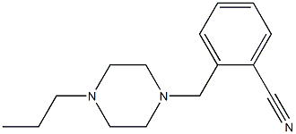 2-[(4-propylpiperazin-1-yl)methyl]benzonitrile Structure