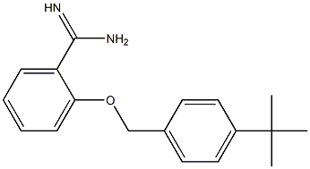 2-[(4-tert-butylphenyl)methoxy]benzene-1-carboximidamide 구조식 이미지