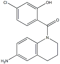 2-[(6-amino-1,2,3,4-tetrahydroquinolin-1-yl)carbonyl]-5-chlorophenol 구조식 이미지