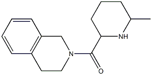 2-[(6-methylpiperidin-2-yl)carbonyl]-1,2,3,4-tetrahydroisoquinoline Structure