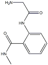 2-[(aminoacetyl)amino]-N-methylbenzamide Structure