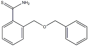 2-[(benzyloxy)methyl]benzenecarbothioamide Structure