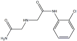 2-[(carbamoylmethyl)amino]-N-(2-chlorophenyl)acetamide Structure