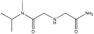 2-[(carbamoylmethyl)amino]-N-methyl-N-(propan-2-yl)acetamide 구조식 이미지