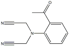 2-[(cyanomethyl)(2-acetylphenyl)amino]acetonitrile 구조식 이미지