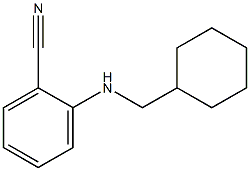 2-[(cyclohexylmethyl)amino]benzonitrile Structure