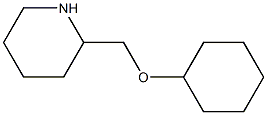 2-[(cyclohexyloxy)methyl]piperidine Structure