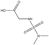 2-[(dimethylsulfamoyl)amino]acetic acid 구조식 이미지