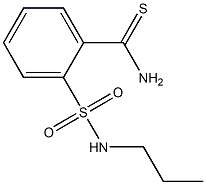 2-[(propylamino)sulfonyl]benzenecarbothioamide Structure