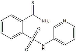 2-[(pyridin-3-ylamino)sulfonyl]benzenecarbothioamide 구조식 이미지