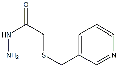 2-[(pyridin-3-ylmethyl)sulfanyl]acetohydrazide 구조식 이미지