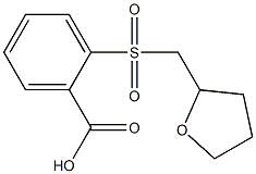 2-[(tetrahydrofuran-2-ylmethyl)sulfonyl]benzoic acid Structure