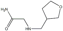 2-[(tetrahydrofuran-3-ylmethyl)amino]acetamide Structure