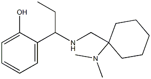 2-[1-({[1-(dimethylamino)cyclohexyl]methyl}amino)propyl]phenol Structure