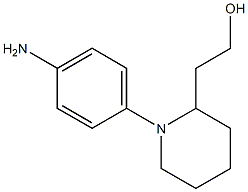 2-[1-(4-aminophenyl)piperidin-2-yl]ethanol Structure