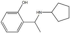 2-[1-(cyclopentylamino)ethyl]phenol 구조식 이미지