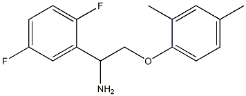 2-[1-amino-2-(2,4-dimethylphenoxy)ethyl]-1,4-difluorobenzene Structure