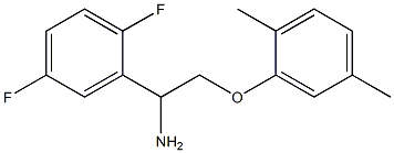 2-[1-amino-2-(2,5-dimethylphenoxy)ethyl]-1,4-difluorobenzene Structure