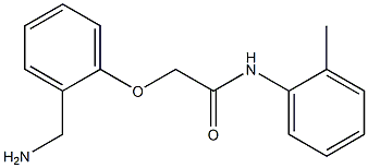 2-[2-(aminomethyl)phenoxy]-N-(2-methylphenyl)acetamide Structure