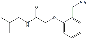 2-[2-(aminomethyl)phenoxy]-N-isobutylacetamide Structure