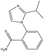 2-[2-(propan-2-yl)-1H-imidazol-1-yl]benzene-1-carbothioamide Structure