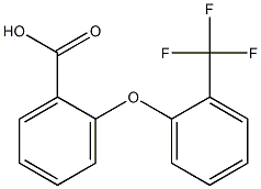 2-[2-(trifluoromethyl)phenoxy]benzoic acid 구조식 이미지