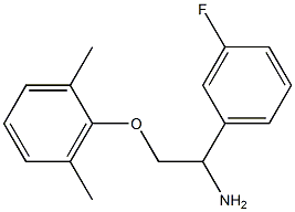 2-[2-amino-2-(3-fluorophenyl)ethoxy]-1,3-dimethylbenzene Structure