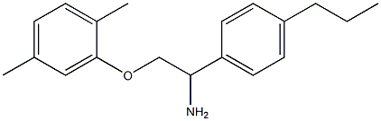 2-[2-amino-2-(4-propylphenyl)ethoxy]-1,4-dimethylbenzene 구조식 이미지