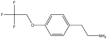 2-[4-(2,2,2-trifluoroethoxy)phenyl]ethanamine Structure