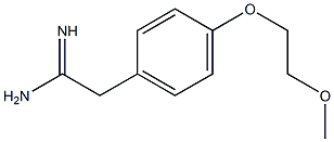 2-[4-(2-methoxyethoxy)phenyl]ethanimidamide 구조식 이미지