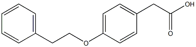 2-[4-(2-phenylethoxy)phenyl]acetic acid 구조식 이미지