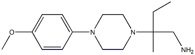 2-[4-(4-methoxyphenyl)piperazin-1-yl]-2-methylbutan-1-amine 구조식 이미지