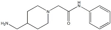 2-[4-(aminomethyl)piperidin-1-yl]-N-phenylacetamide Structure