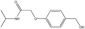 2-[4-(hydroxymethyl)phenoxy]-N-(propan-2-yl)acetamide 구조식 이미지