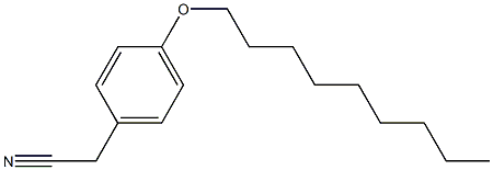 2-[4-(nonyloxy)phenyl]acetonitrile 구조식 이미지