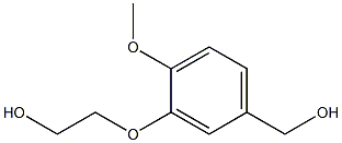 2-[5-(hydroxymethyl)-2-methoxyphenoxy]ethan-1-ol Structure
