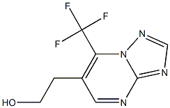 2-[7-(trifluoromethyl)[1,2,4]triazolo[1,5-a]pyrimidin-6-yl]ethanol Structure