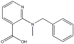 2-[benzyl(methyl)amino]pyridine-3-carboxylic acid Structure