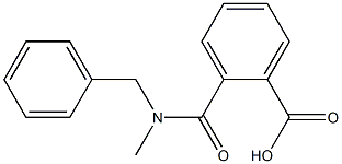 2-[benzyl(methyl)carbamoyl]benzoic acid Structure