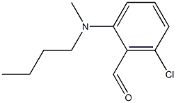2-[butyl(methyl)amino]-6-chlorobenzaldehyde Structure