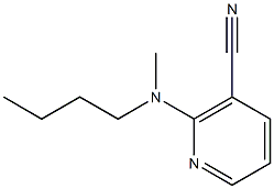 2-[butyl(methyl)amino]nicotinonitrile Structure