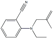 2-[ethyl(2-methylprop-2-en-1-yl)amino]benzonitrile 구조식 이미지