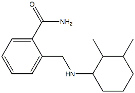 2-{[(2,3-dimethylcyclohexyl)amino]methyl}benzamide Structure