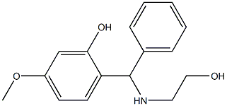 2-{[(2-hydroxyethyl)amino](phenyl)methyl}-5-methoxyphenol 구조식 이미지