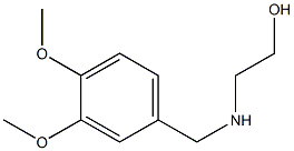 2-{[(3,4-dimethoxyphenyl)methyl]amino}ethan-1-ol Structure