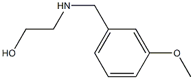 2-{[(3-methoxyphenyl)methyl]amino}ethan-1-ol 구조식 이미지