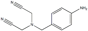 2-{[(4-aminophenyl)methyl](cyanomethyl)amino}acetonitrile Structure