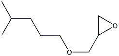 2-{[(4-methylpentyl)oxy]methyl}oxirane 구조식 이미지